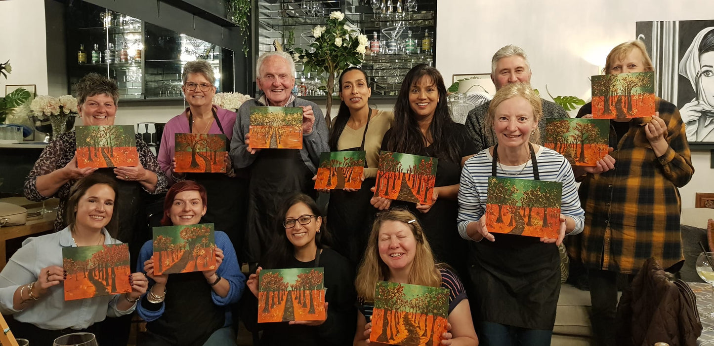 Paint & Sip night - The Wheatacre White Lion, Beccles | Wed 14th October : 7.30pm