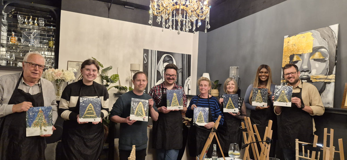 Christmas Tree painting - private event