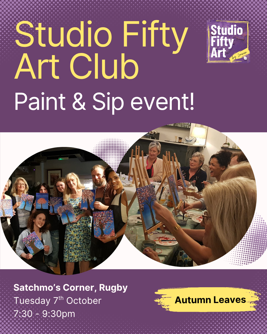 Satchmo's Corner, Rugby - Tues 7th October, 7:30pm
