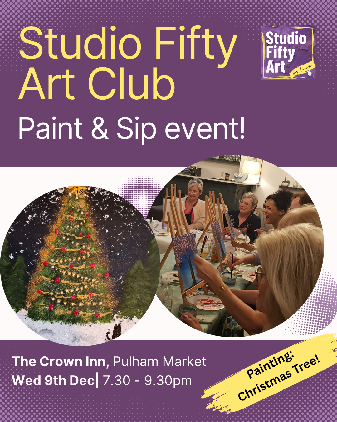 The Crown Inn, Pulham Market - Wed 9th December : 7.30pm