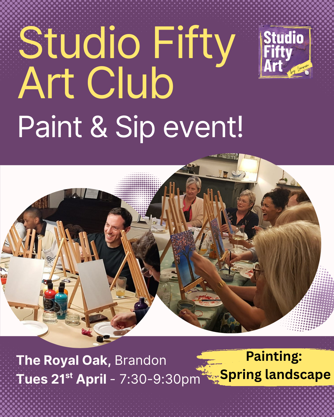 The Royal Oak, Brandon - Tues 21st April : 7.30pm