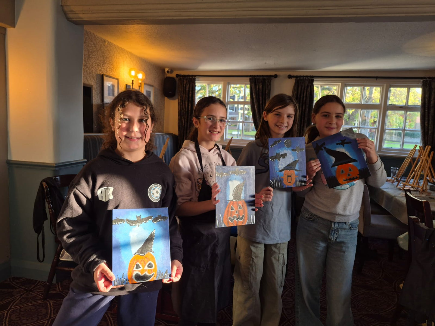 Halloween Junior Paint and Sip, Rugby - Tues 27th Oct 2026 | 10am