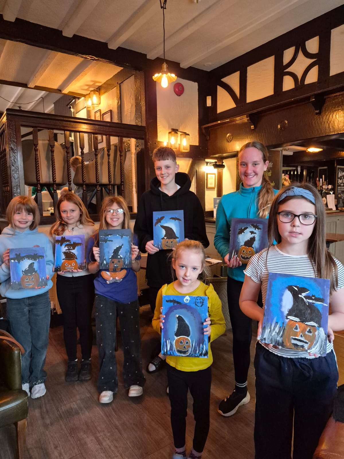 Halloween Junior Paint and Sip, Rugby - Tues 27th Oct 2026 | 10am