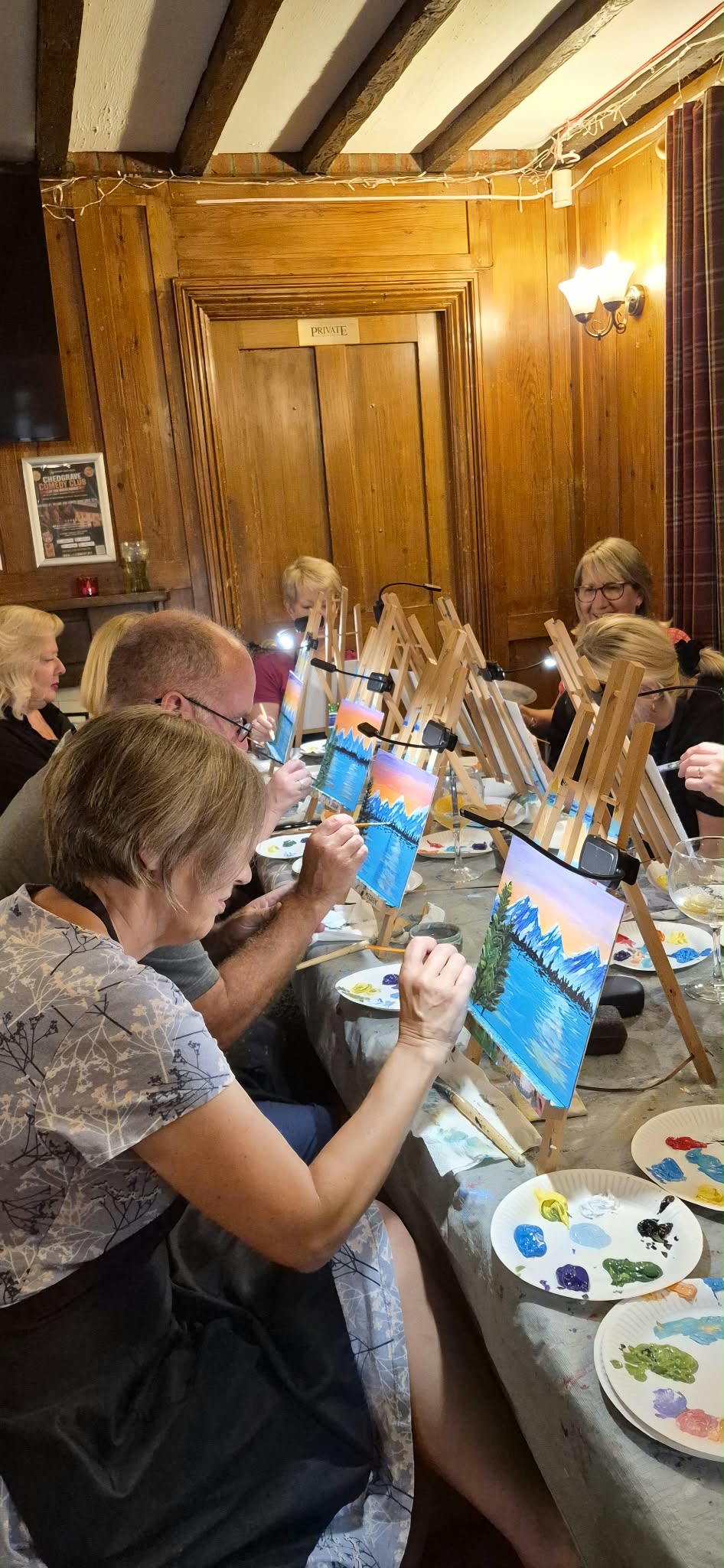 Paint & Sip night - The Pheasant Hotel, Holt | Thurs 8th Oct 2026, 7:30pm